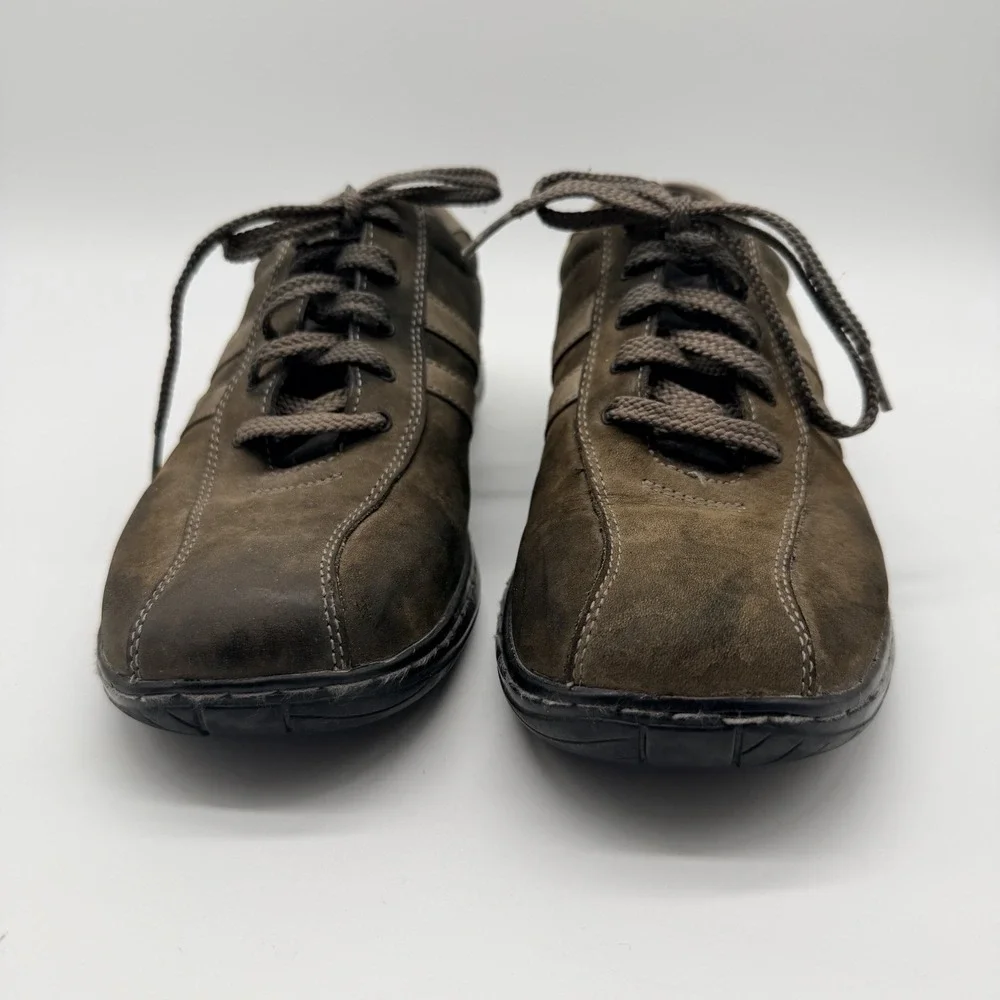Skechers Shoes Men's Sz 8 Brown Oxfords Leather Lace Up Casual